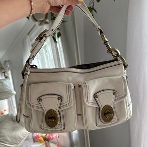 vintage leather coach bag